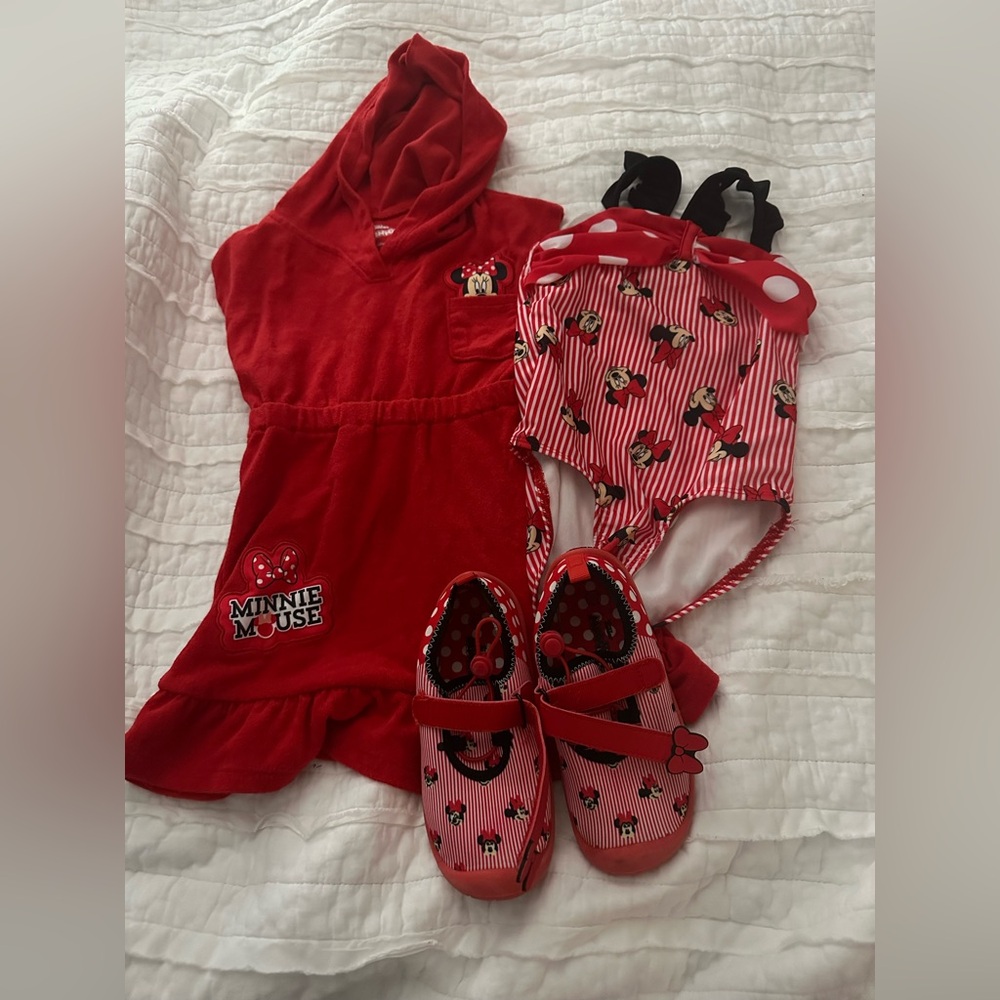 Minnie Mouse swim Set